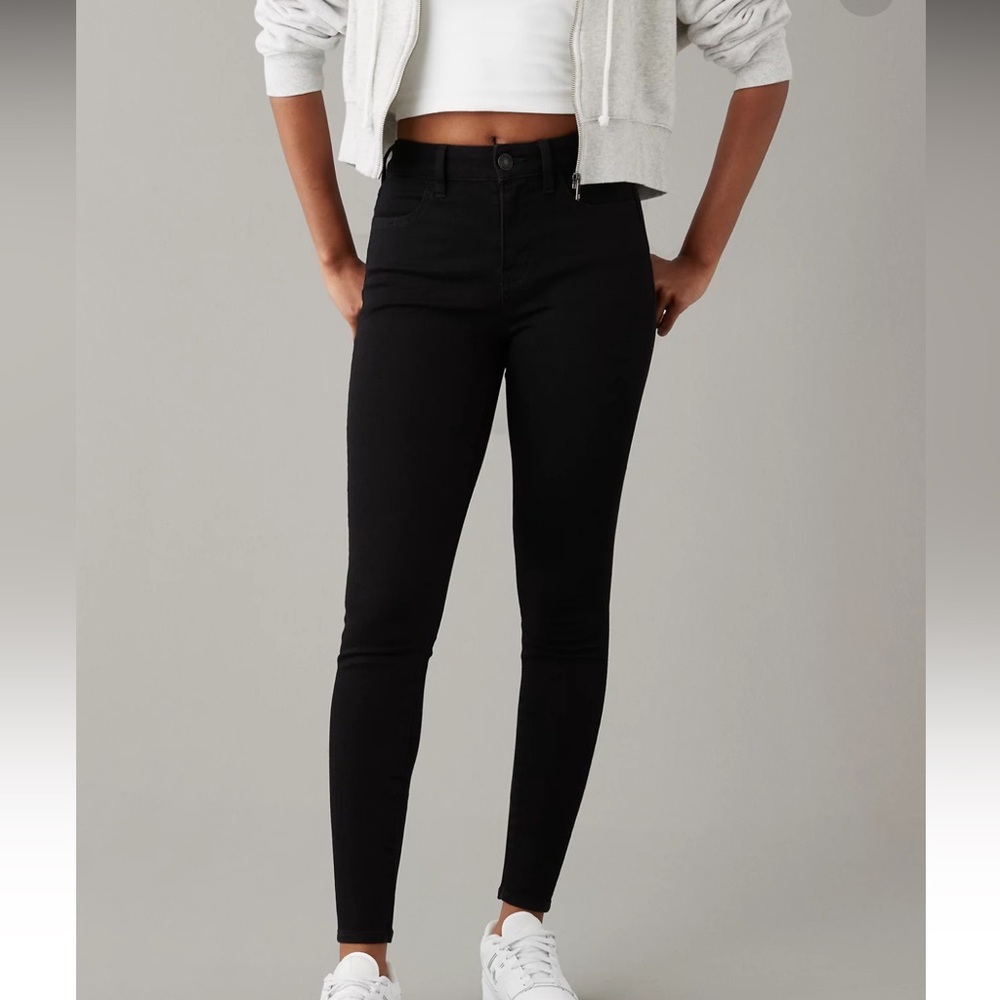 American Eagle Outfitters Black Dream Stretch hi rise jeggings